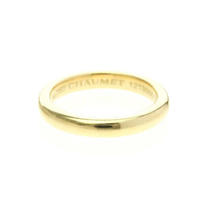 CHAUMET 18k Gold Diamond Wedding Ring